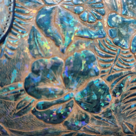 🔹️Brahmin 🔹️Small Caroline Serenity Sonic Genuine Leather Bag  (Pre-owned) - Picture 2 of 12